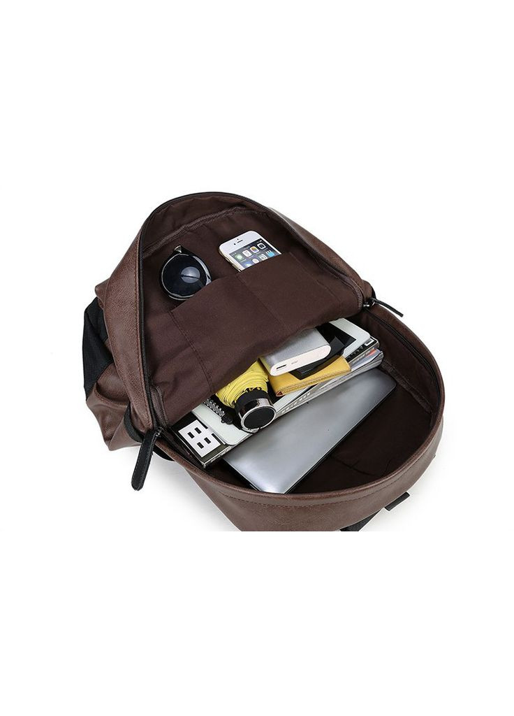 Чоловічий рюкзак під ноутбук Aligus Коричневий XJXN (333829307)