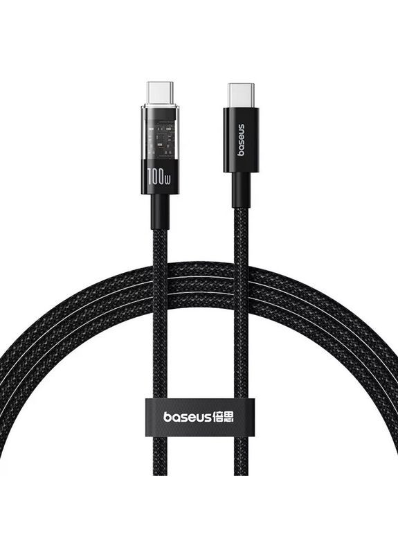 Кабель USB Type-C до USB Type-C / Провід шнур юсб тайп сі для швидкої зарядки та передачі даних 1м Baseus (360629463)