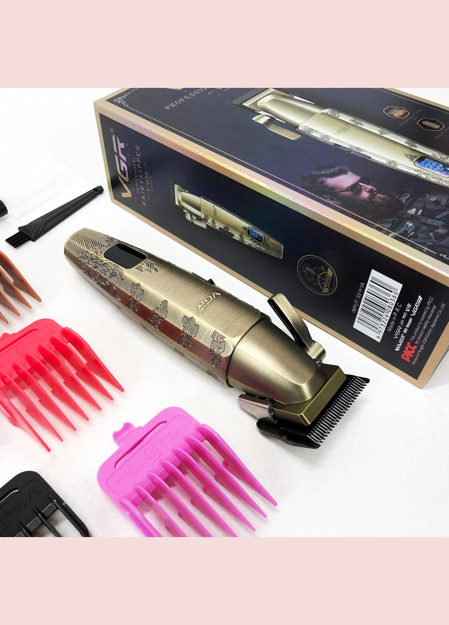 Акумуляторна машинка для стрижки V-036 VGR (364665516)