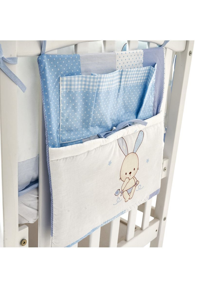 Постельный комплект Dolce Друзья зайчики, 7 эл., голубой () Twins 4060-D7-003 (361019955)