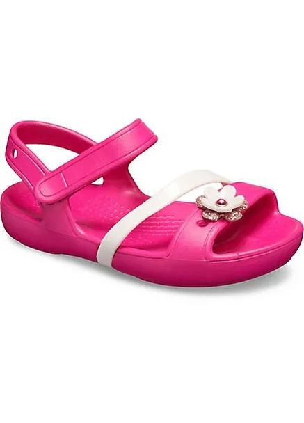 Розовые повседневные сандалии lina sandal 13-30.5-19.5 см party pink Crocs