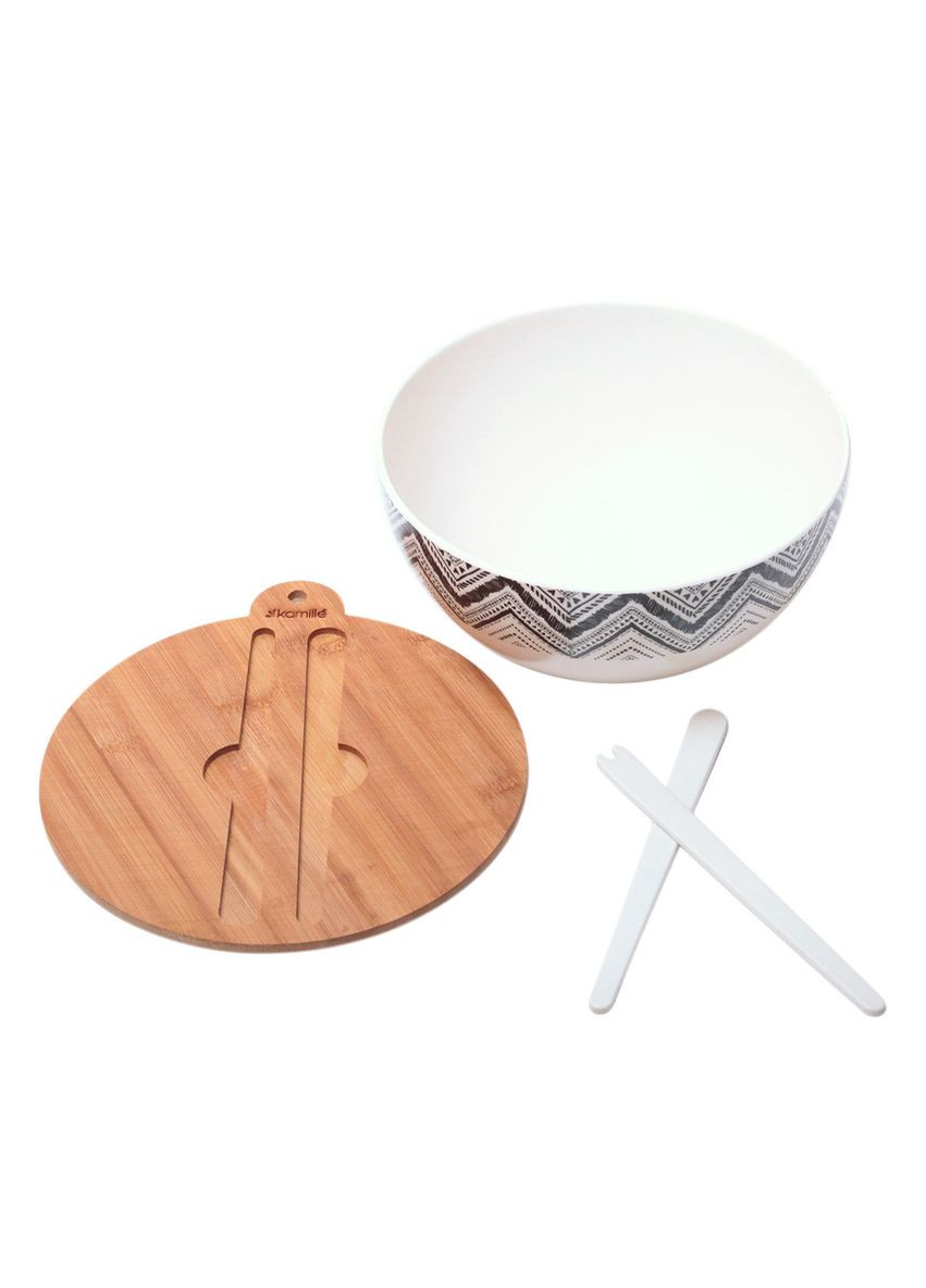 Миска Орнамент KM-4384 27х12.2 см 4 предмета Kamille (347228944)