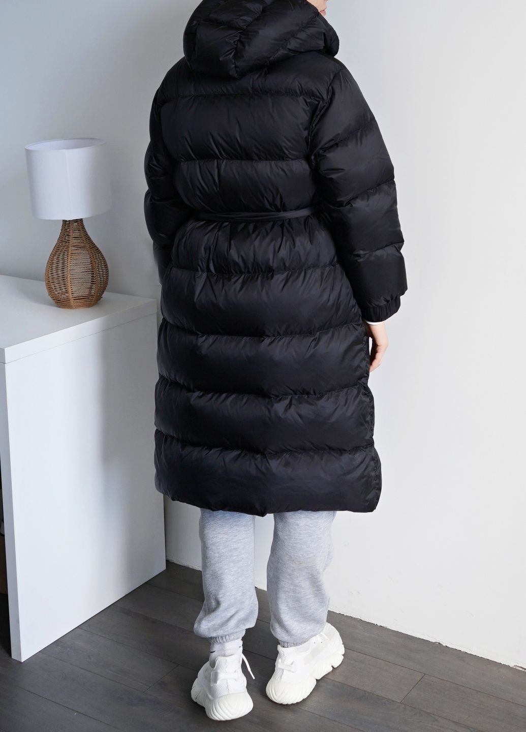 Черный Пуховик One