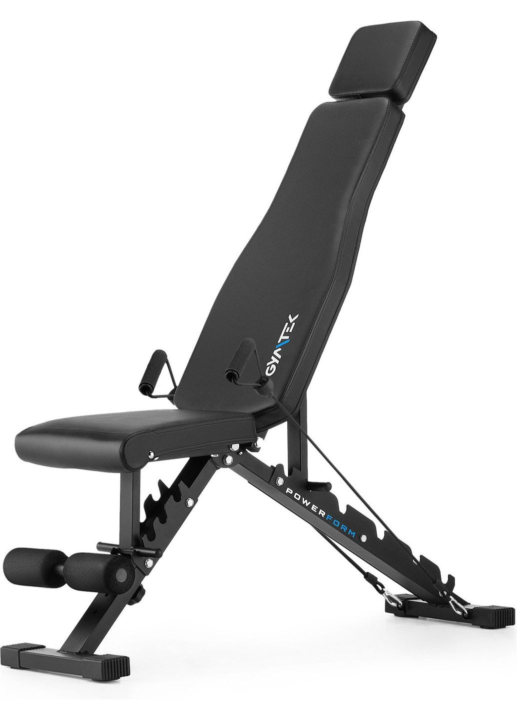 Складная регулируемая скамья для тренировок XL500 с эспандерами Gymtek (367959913)