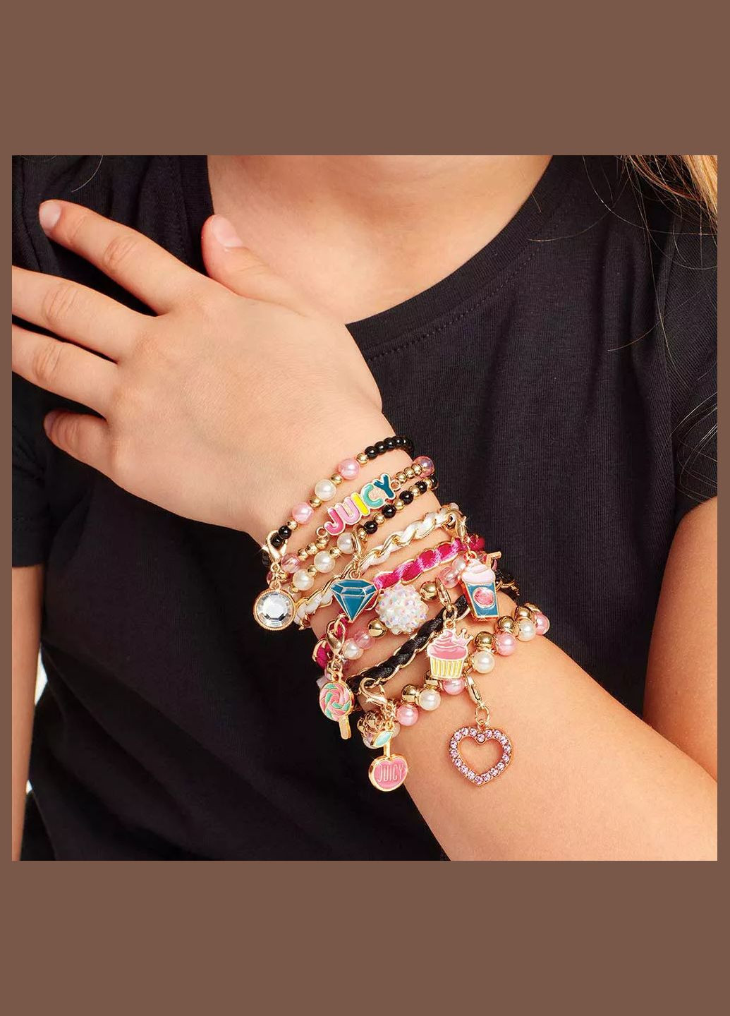 Мини-набор для создания браслетов с кристаллами Swarovski «Розовый звездопад» Make it Real (331164318)