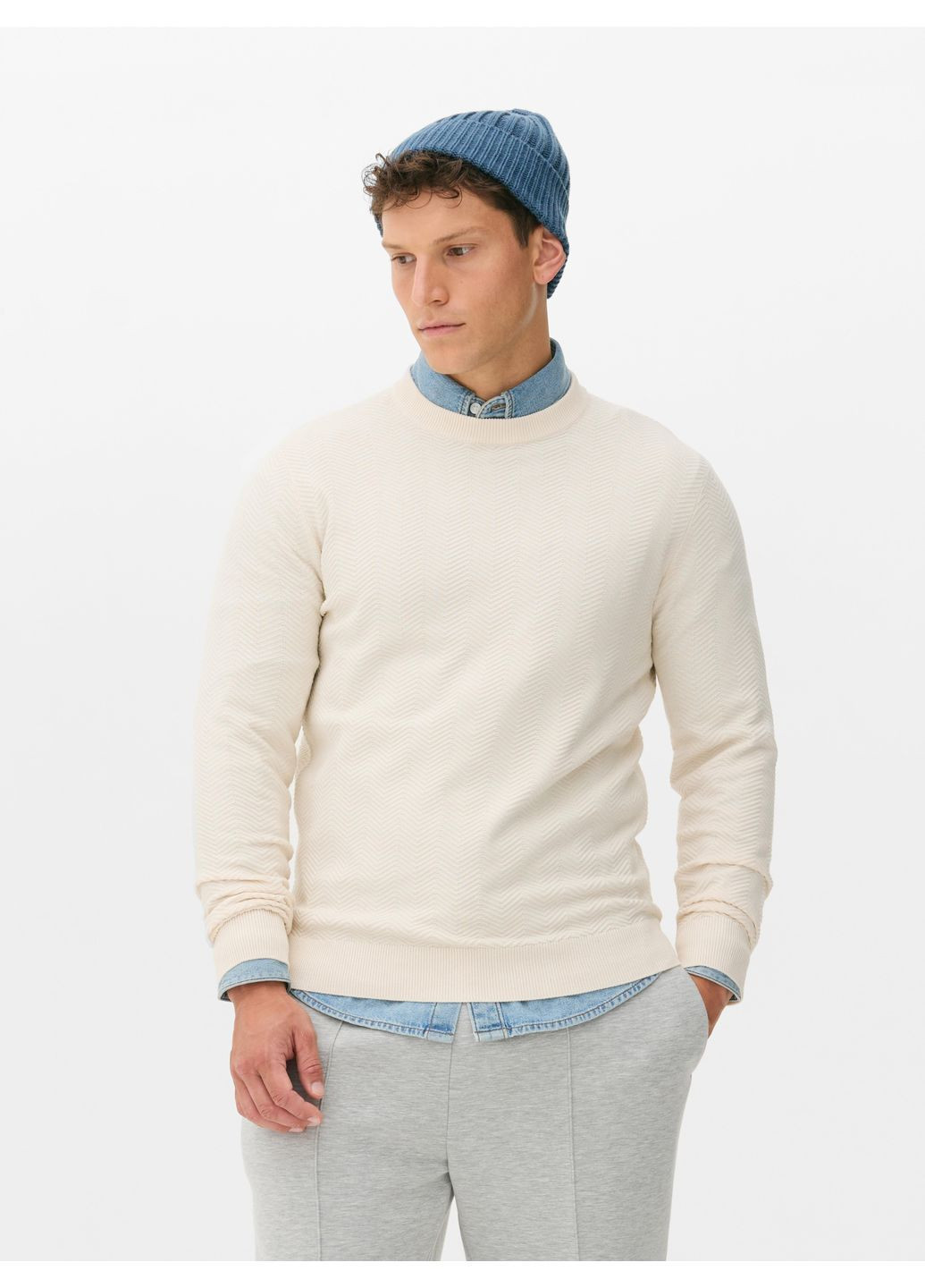 Светло-бежевый джемпер демисезон,светло-бежевый, Primark