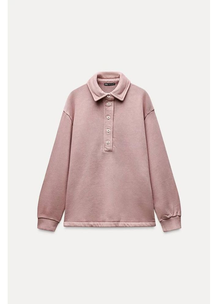 Розовый свитшот Zara (361154895)