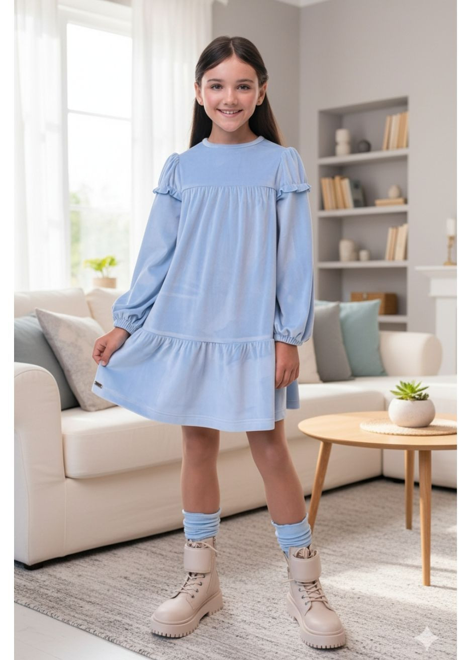 Голубое платье suzie "тиффани" велюровое Anastasimo (363022247)