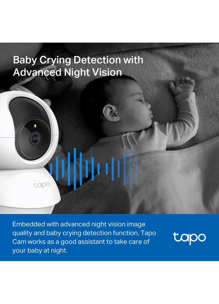 IP-камера Tapo C200C FHD N300 microSD motion detection, 9x zoom TP-Link (360605245)