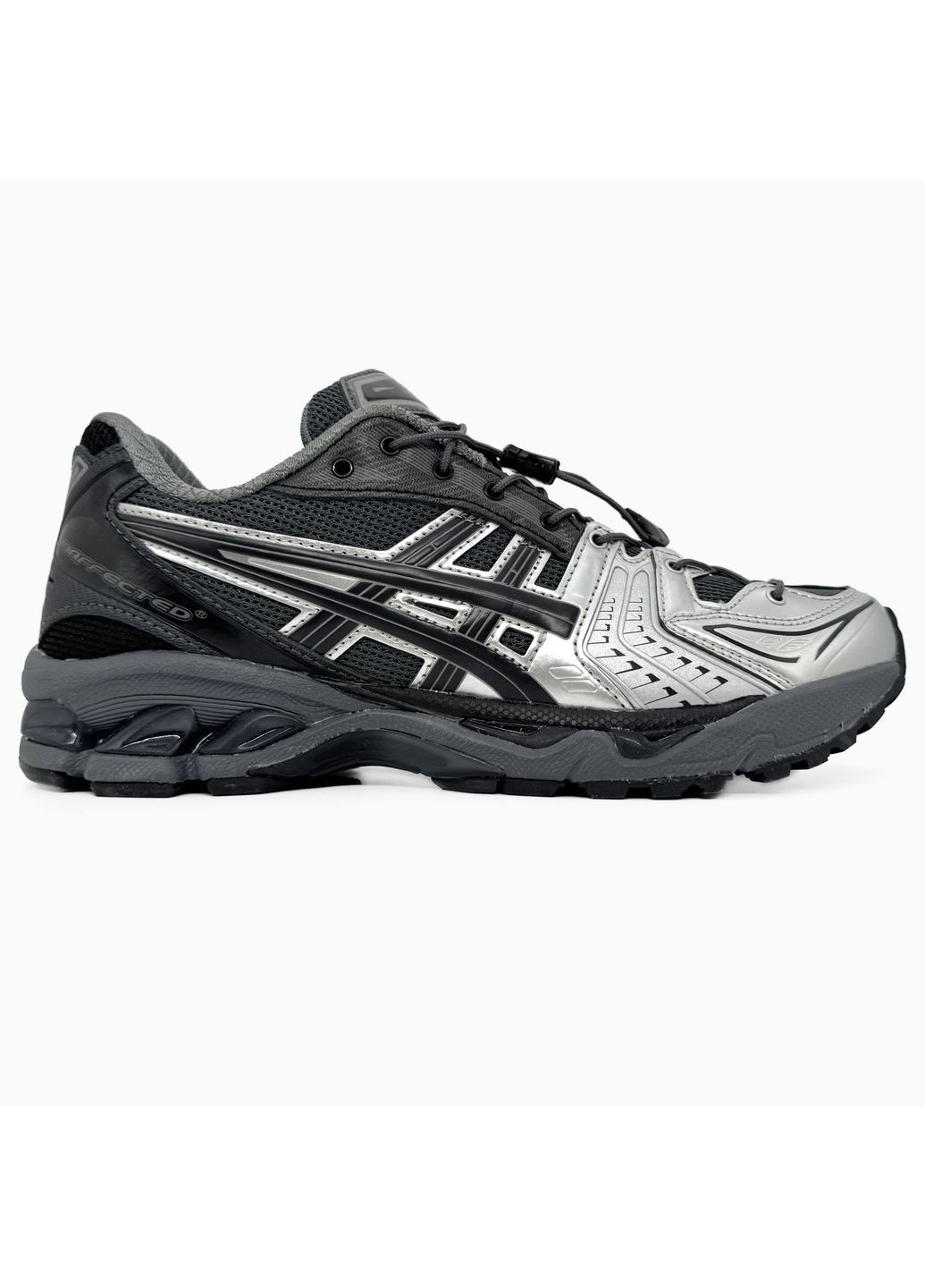 Серые демисезонные кроссовки мужские asics gel-kayano 14 black / grey асикс гель каяно 14 No Brand