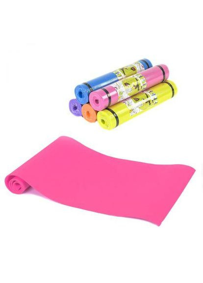 Килимок для йоги, 4 мм (рожевий) No Brand (356692451)
