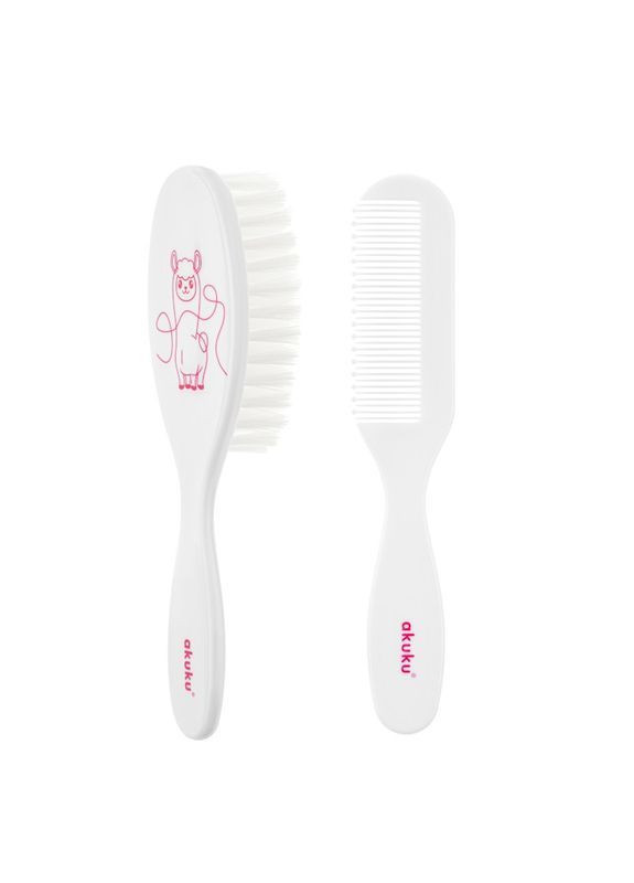 Щітка та гребінець для волосся Лама, білий () Akuku A0083 (366471481)