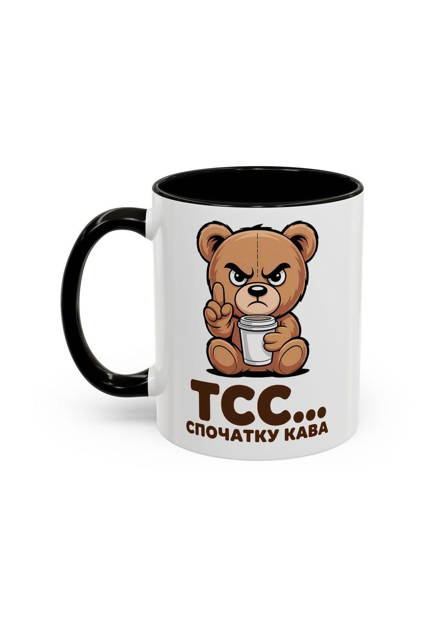 Кружка "Тсс... сперва кофе" 330 мл No Brand (369936751)