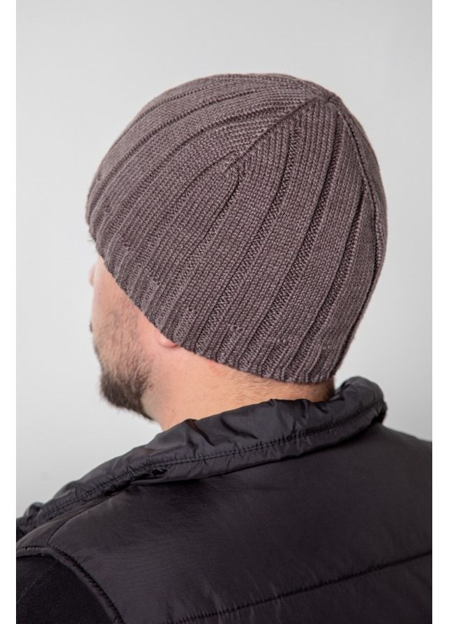 Чоловіча шапка біні в'язана "Варг" на флісі Braxton (366031720)