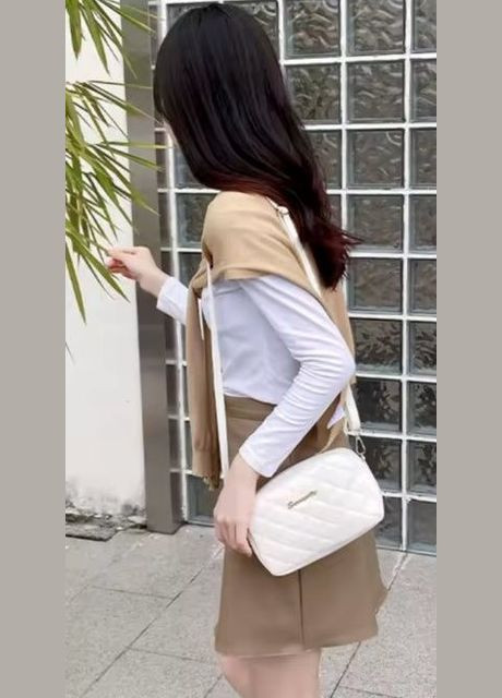 Женская стильная мини сумочка белая No Brand (325685945)