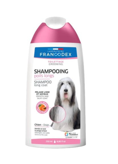 Шампунь Long Coat Shampoo Dog для длинношерстных собак 250 мл (3283021724446) FRANCODEX (362409947)