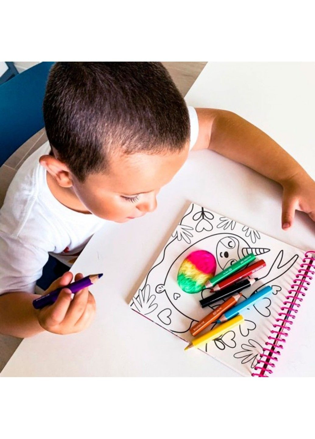 Книжка-розмальовка - Пухнастики Ses Creative (335055783)