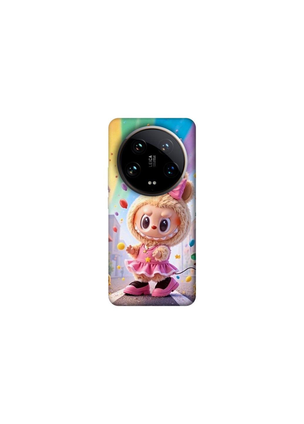 Чохол на Xiaomi 14 Ultra Labubu rainbow Frontalka (361983679)