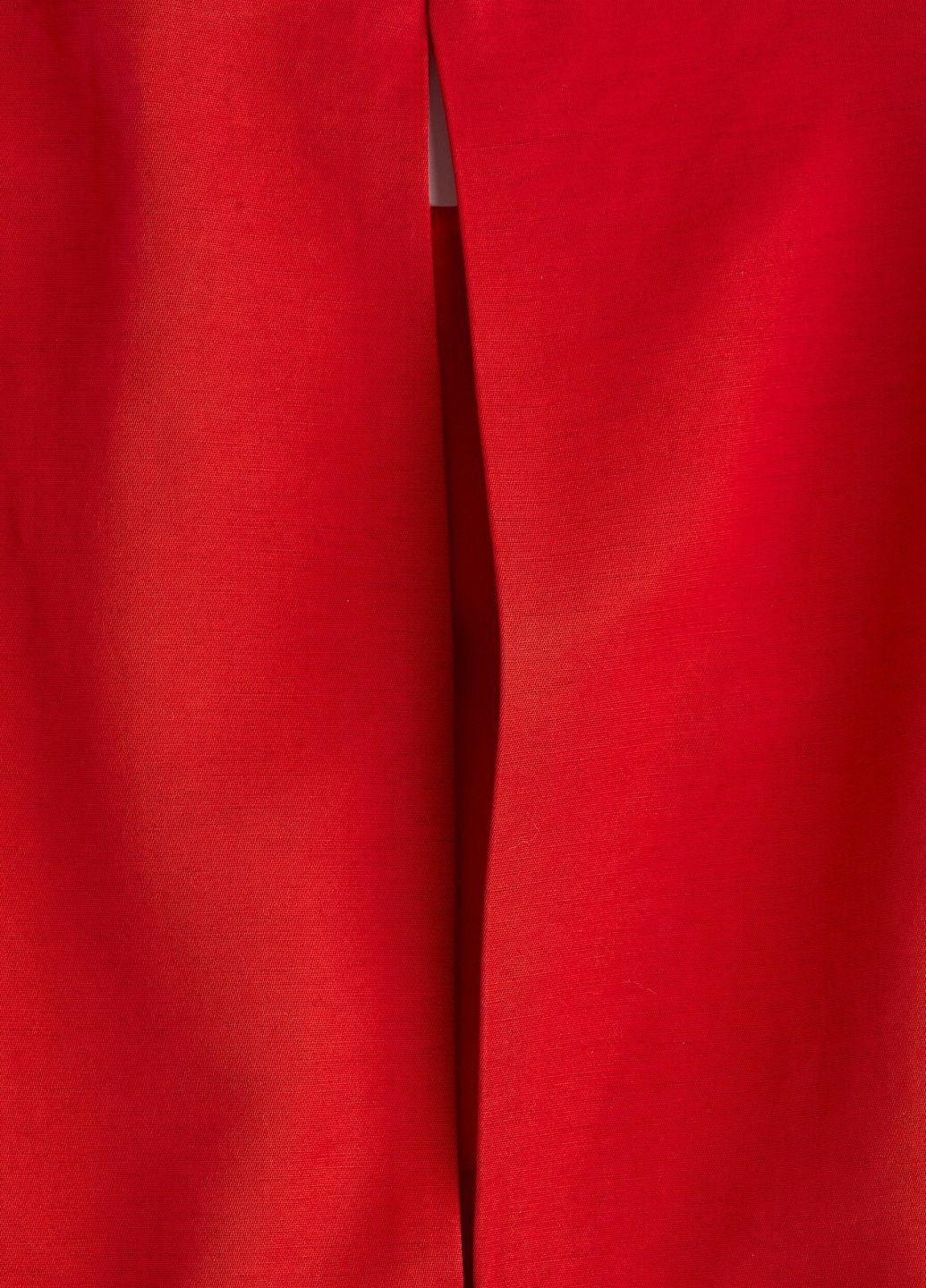 Красное кэжуал платье H&M однотонное