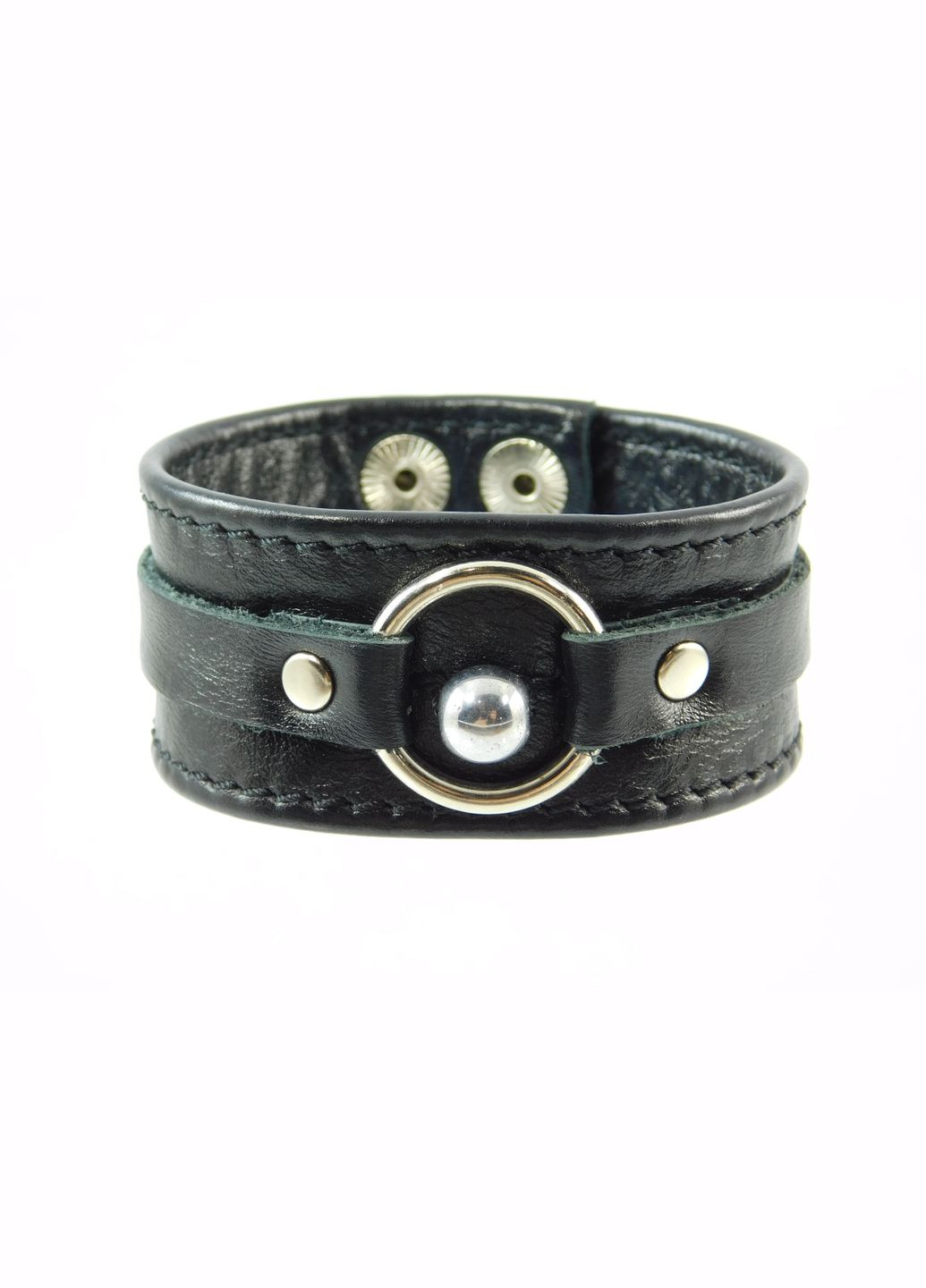 Браслет шкіра Гематит 18 Fursa fashion (322313202)