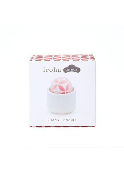 Мощный вибратор-шарик IROHA TEMARI Hana, не передает вибрацию на футляр, 6 режимов работы No Brand (366877122)