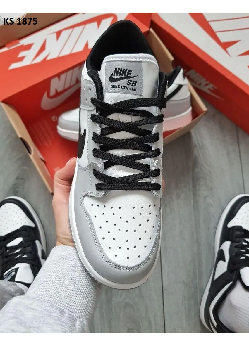 Сірі Осінні кросівки чоловічі nike dunk low sb gray найк сб данк No Brand