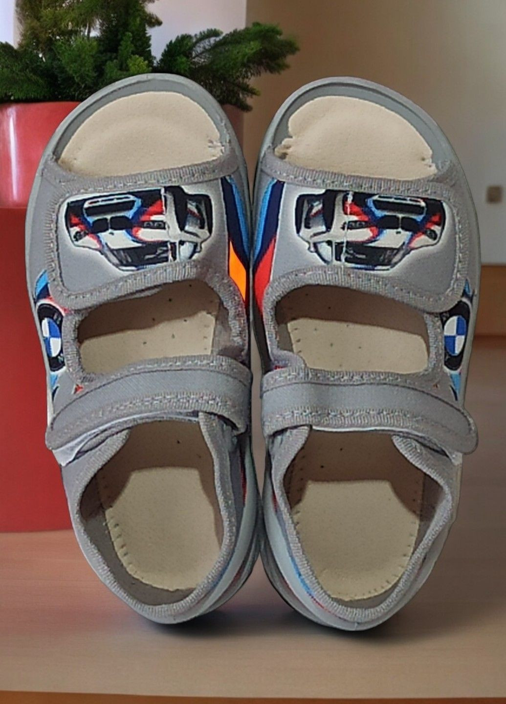 Дитячі текстильні босоніжки відкриті тапочки капчики для хлопчика ортопедичні Адам новий BMW Waldi (299915272)