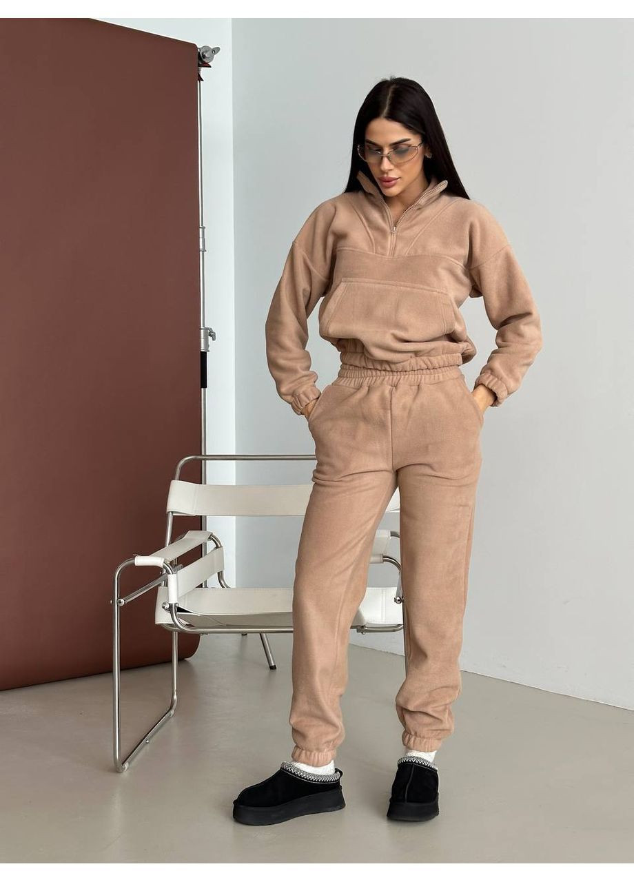 Жіночий спортивний костюм з щільного флісу MonCher (363849295)