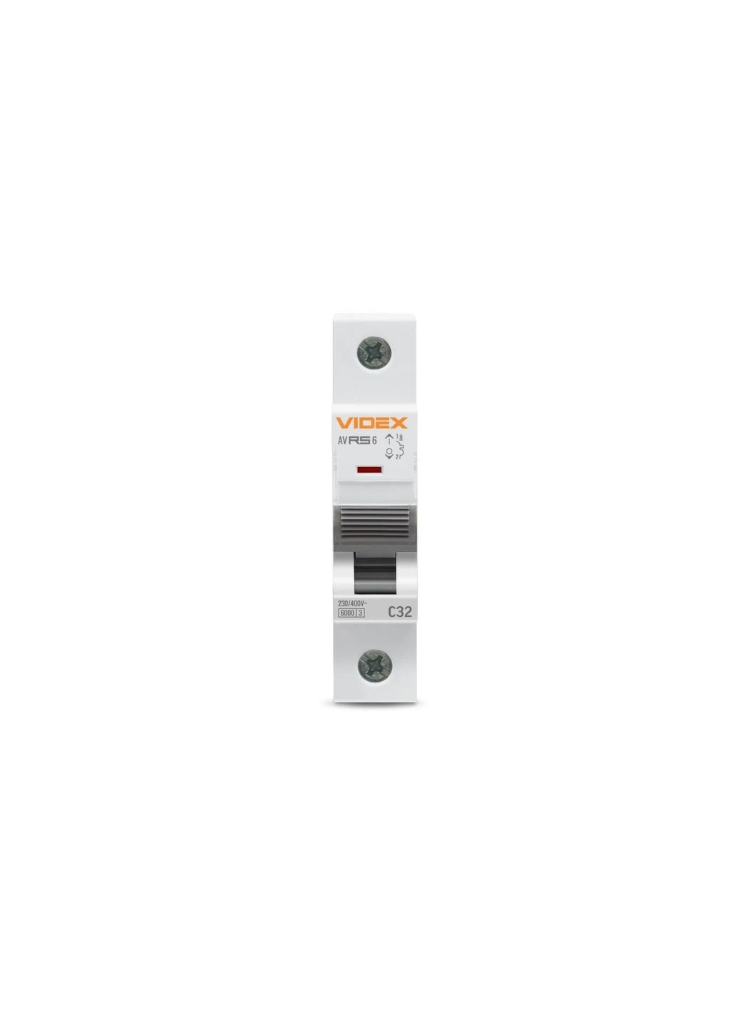 Автоматический выключатель RS6 RESIST 1п 32А 6кА С (VF-RS6-AV1C32) Videx RS6 RESIST 1п 32А 6кА С (361111048)