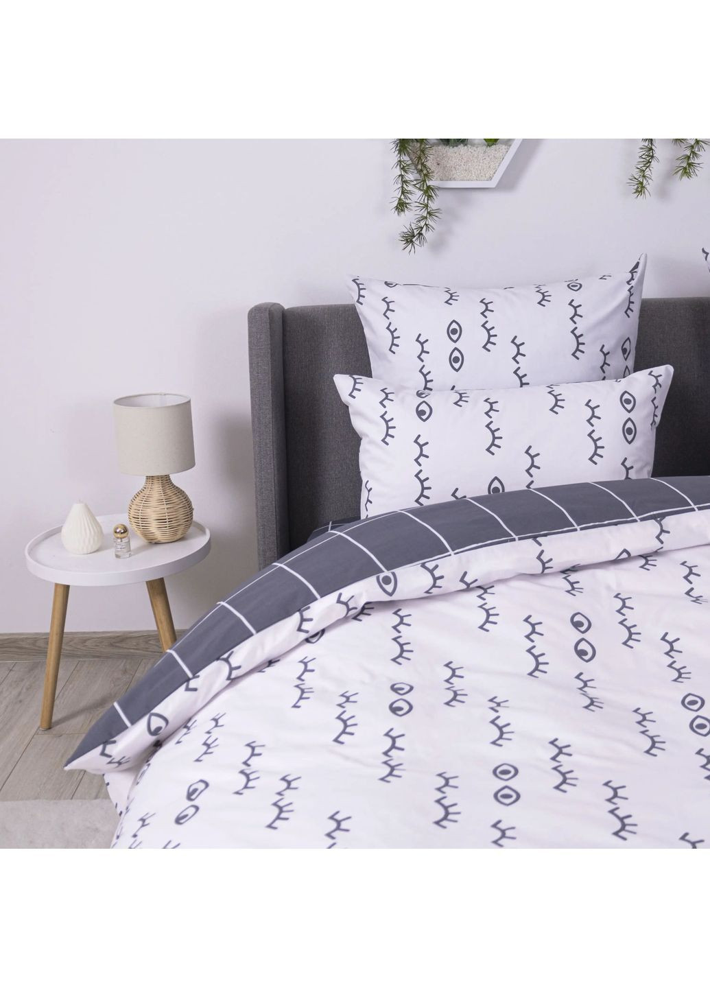 Євро комплект постільної білизни Бязь з наволочками 70*70 см, 115 гр/м2 White Look ТМ Білий (20050200215) ТЕП (373409183)