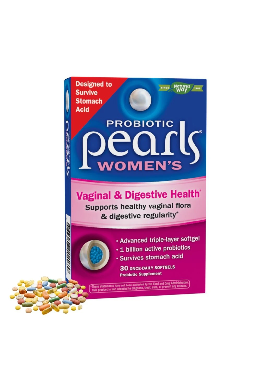 Probiotic Pearls Women's - 30 softgels Nature's Way (385644003)