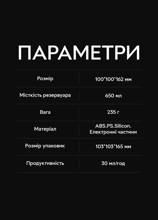 Увлажнитель воздуха, портативный аромадифузор Guardian Wolf SH-L162 650 мл, White Kinscoter (322415359)