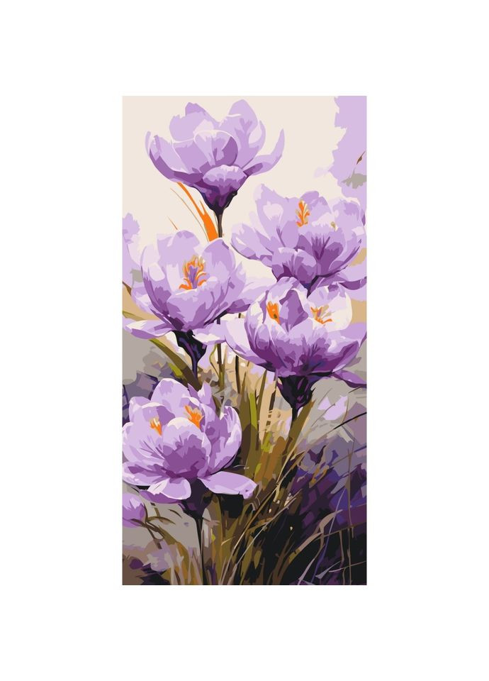 Картина по номерам "Крокусы" 13096-AC 40х80 см Art Craft (311291362)