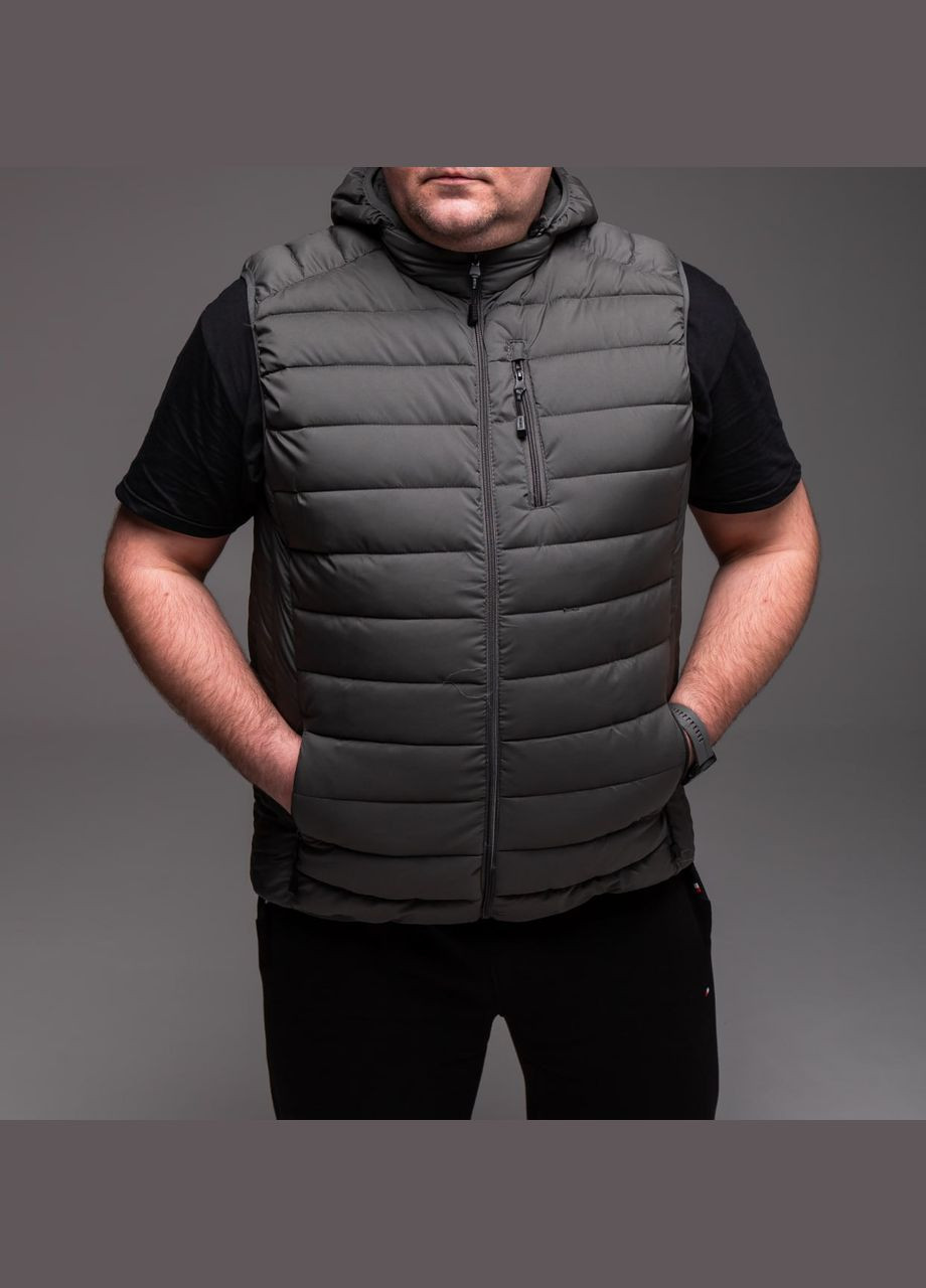 Жилет Теплий Великі Розміри поліестер 100% No Brand (323197271)