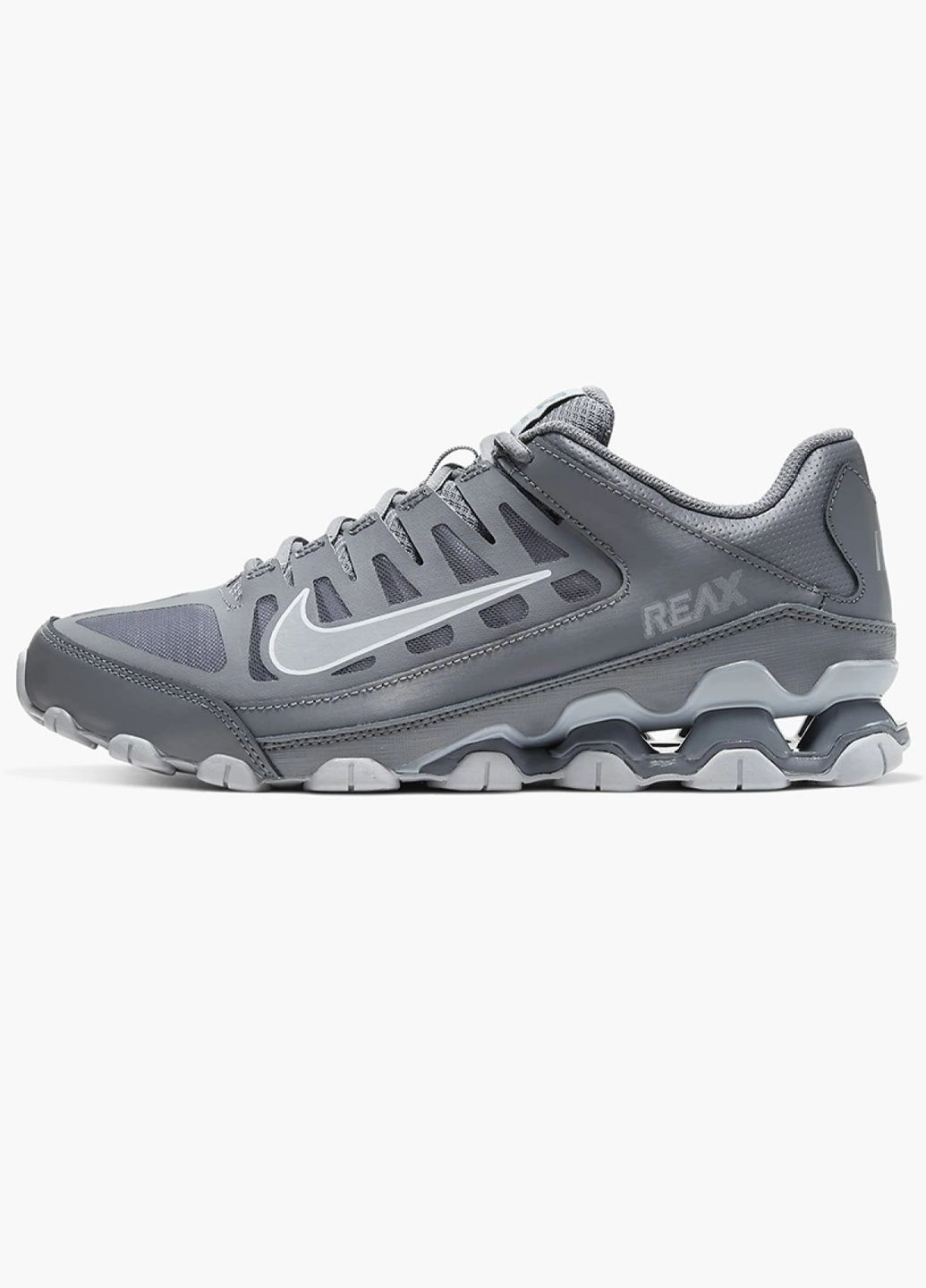 Серые кроссовки мужские reax 8 tr grey 621716-010 Nike