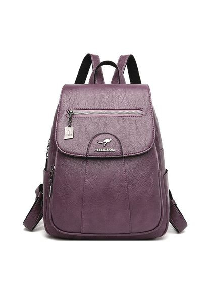 Стильний жіночий міні рюкзак сумка 2 в 1 екокожа міський рюкзачок для прогулянок та шопінгу кавовий ProDobro (363135886)