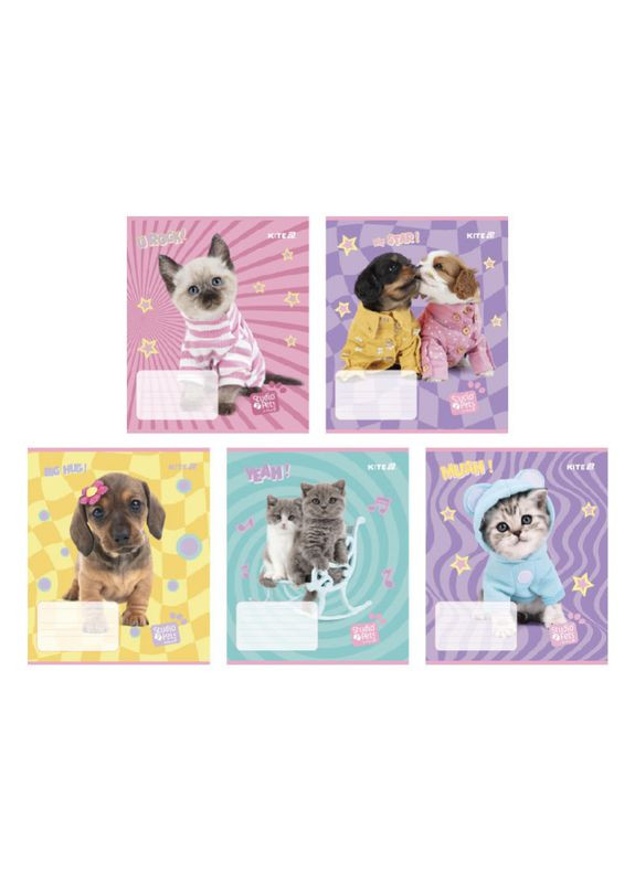 Тетрадь 12_листов клетка " " / Studio Pets Kite (351904546)