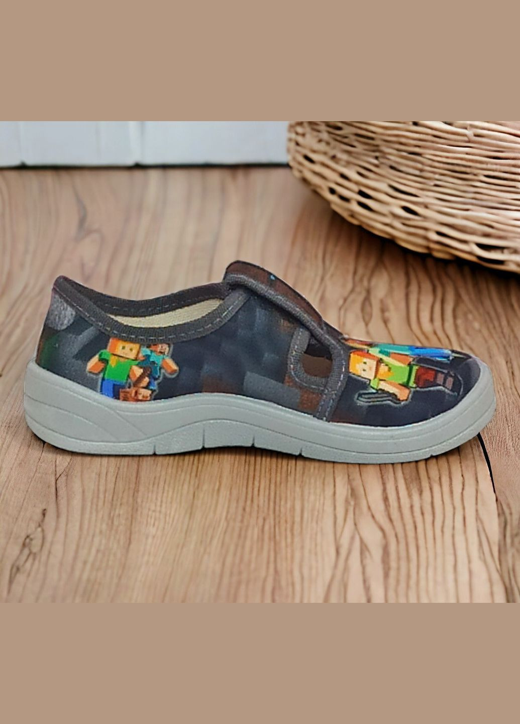 Ортопедичні тапочки на липучці капчики для хлопчика змінне взуття в садок змінка Валді Waldi (342716024)