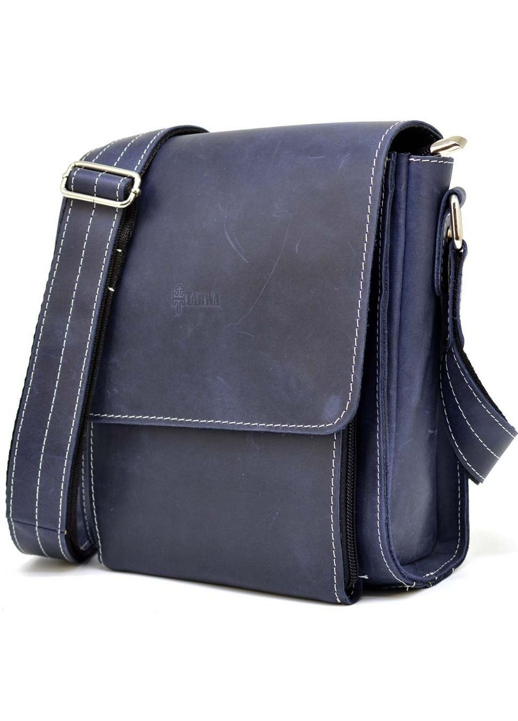 Мужская кожаная сумка через плечо 26х22х6 см TARWA (315869018)