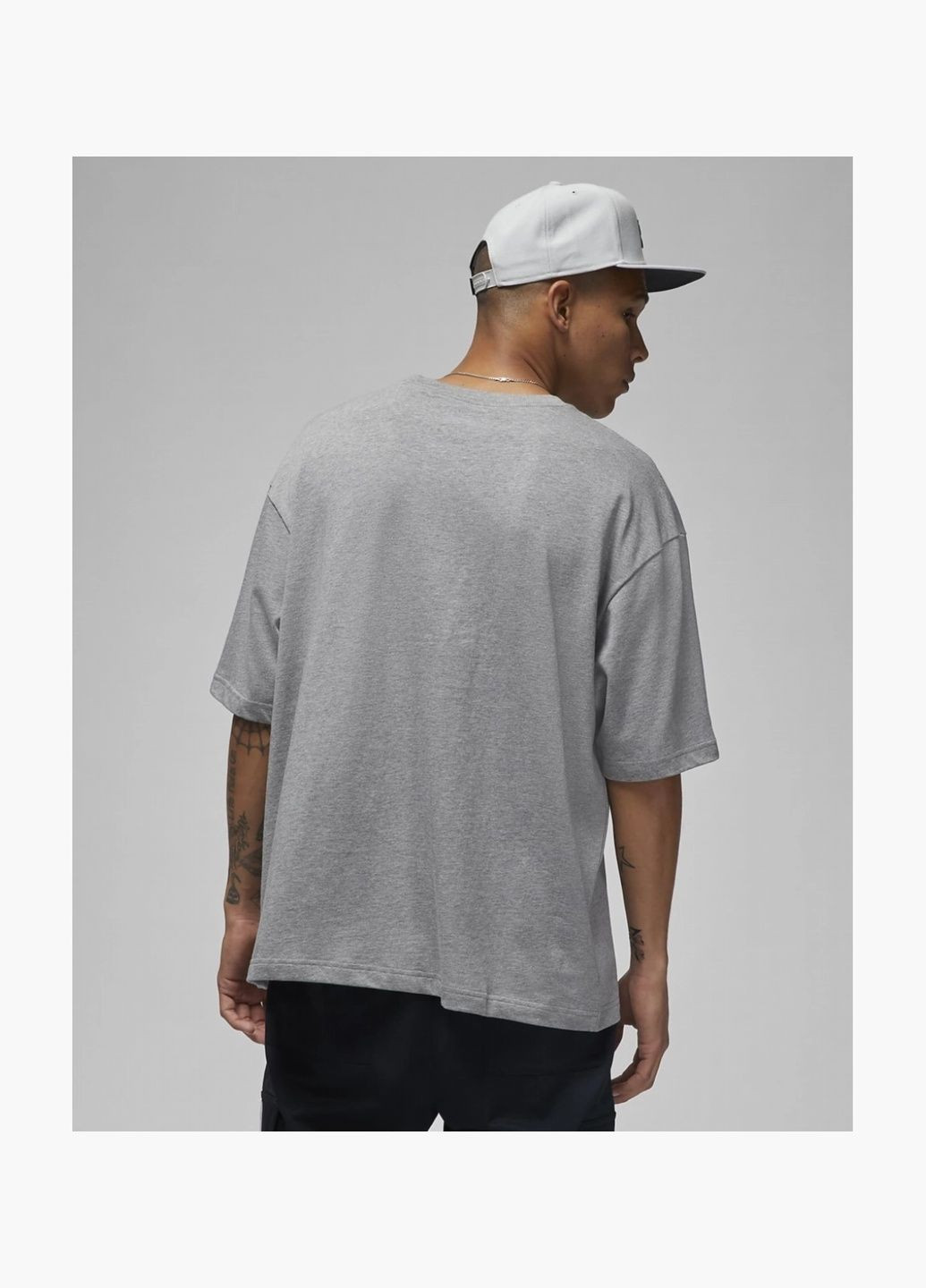 Сіра футболка чоловіча flight essentials grey dz7313-091 Air Jordan