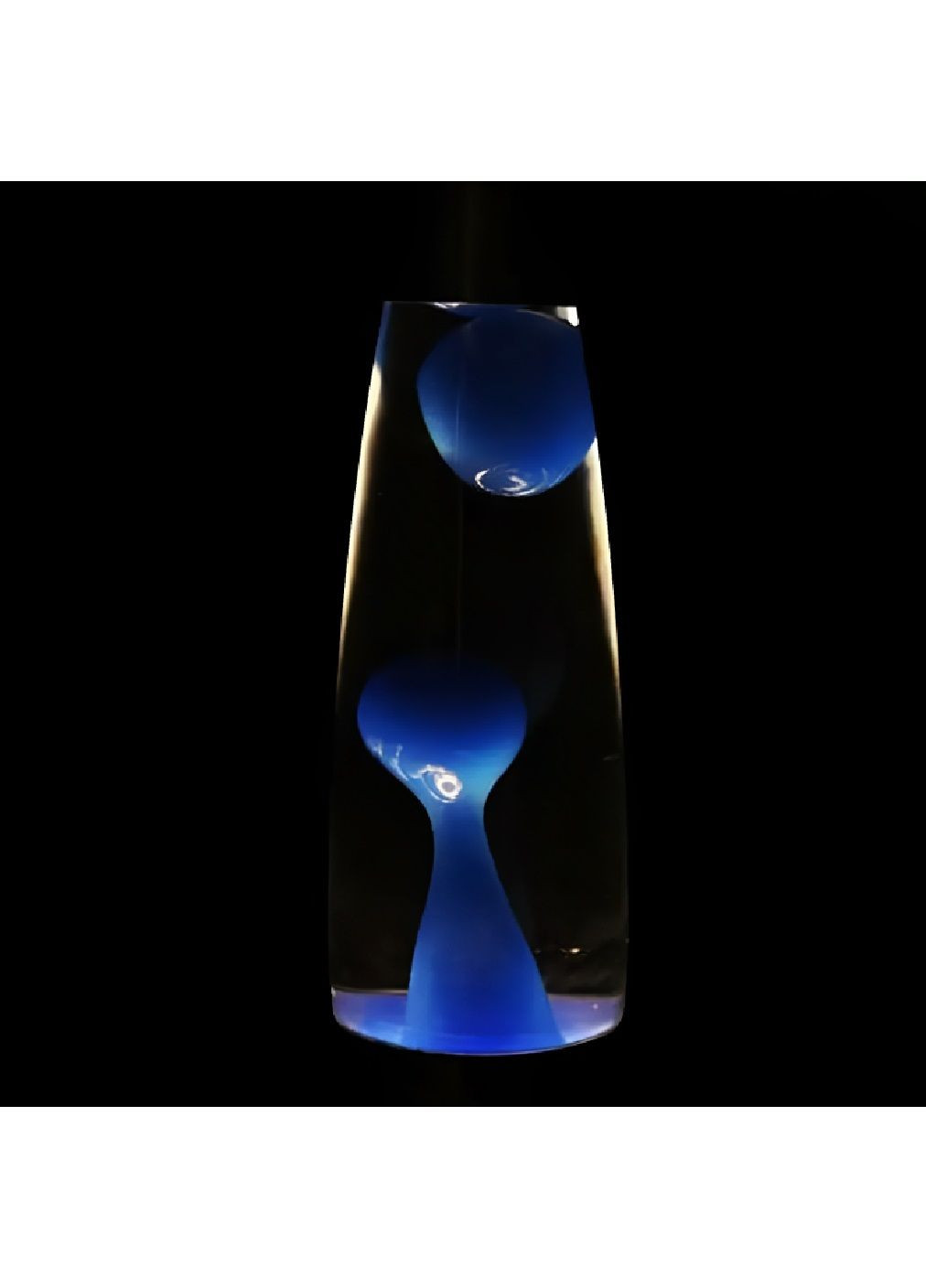 Нічник лампа лавова парафінова настільна з роботою від мережі 220В часом роботи 6-8 годин 37 см 25 Вт (480403-Prob) Синя Unbranded (335003928)