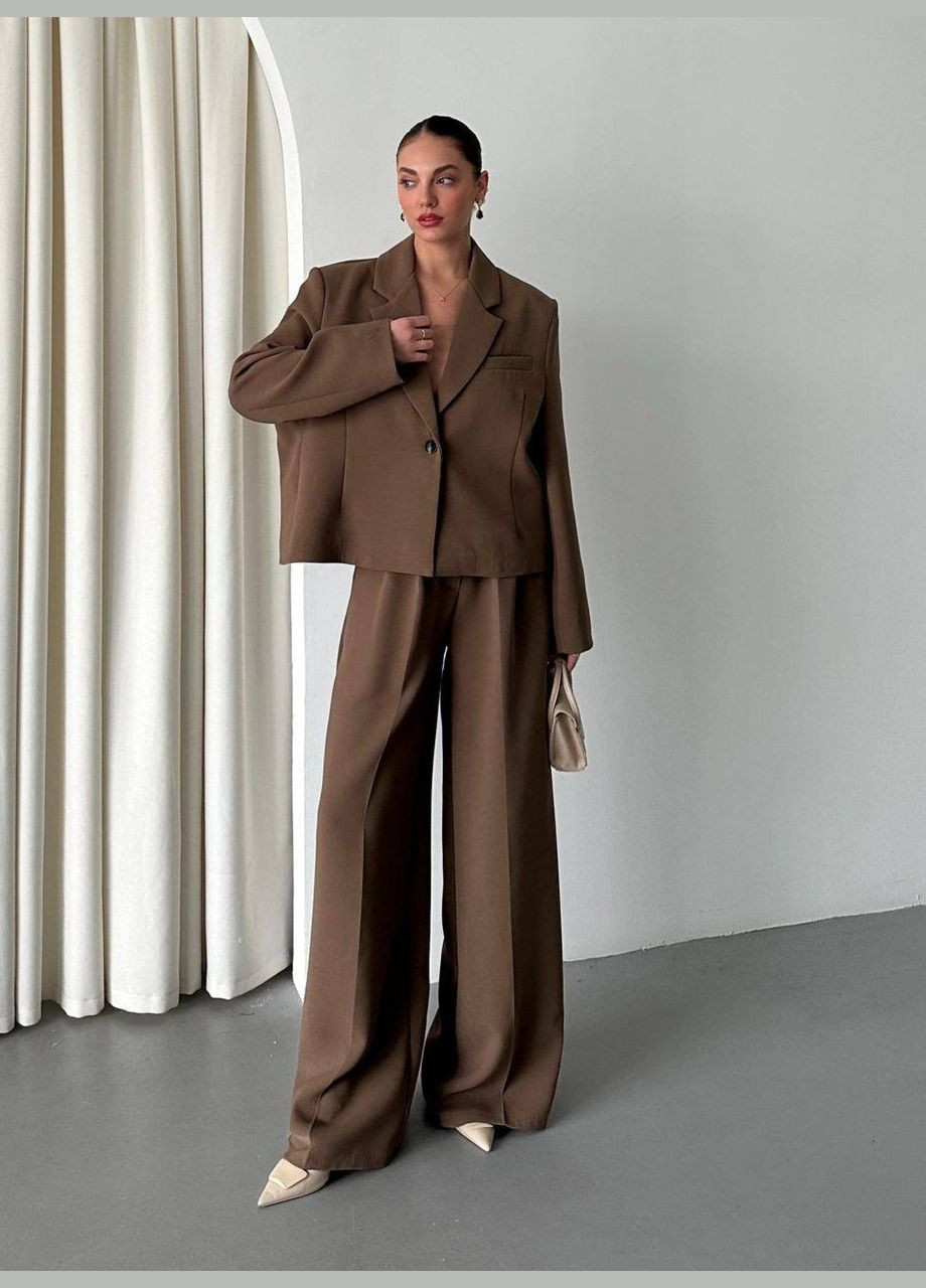 Жіночий брючний костюм вільного крою MonCher (338186223)