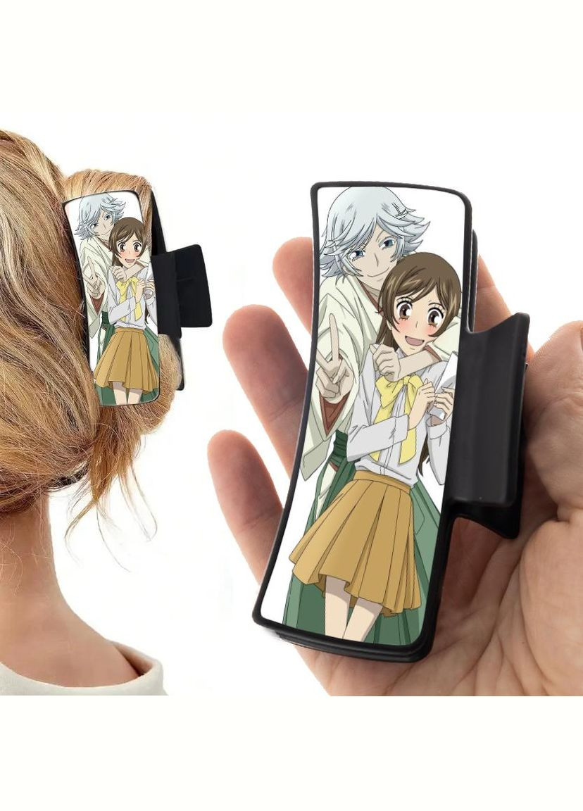 Заколка крабик для волос Аниме Очень приятно - Бог #0003 черный No Brand (315631034)