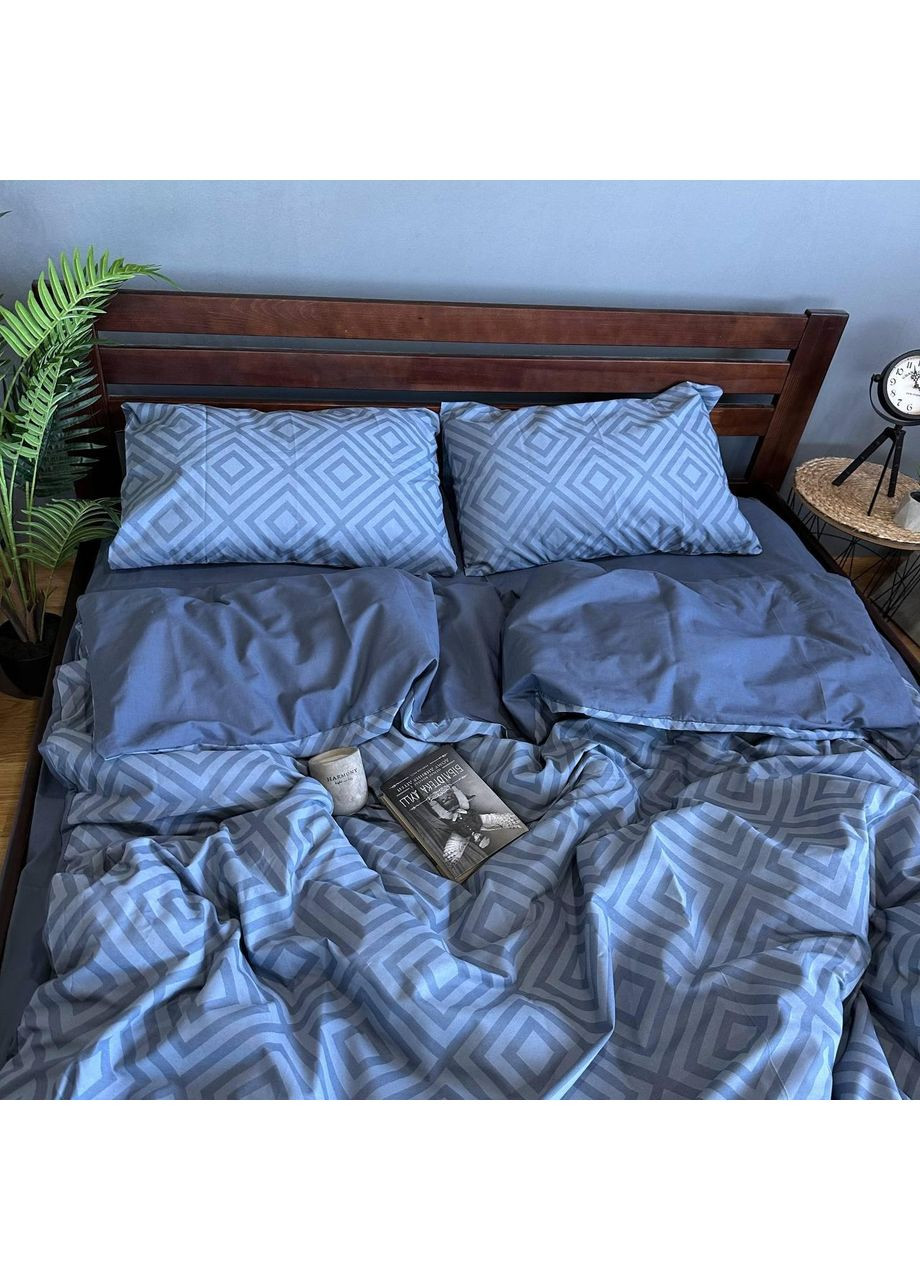 Постельное белье хлопковое Карат Евро Простынь на резинке 180x200х20 Бязь Белое 50 х 70 No Brand (352200470)