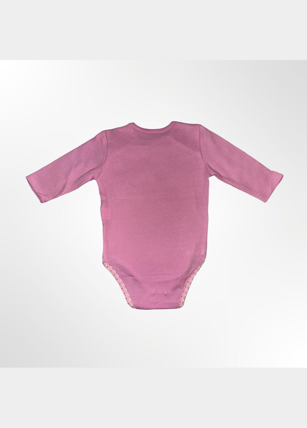Дитяче боді з довгим рукавчиком 62, 74 см Рожевий (0969) Nicol (338401259)