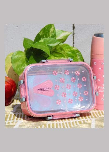 Ланч-бокс харчової Бізнес-ланч 34489-4 7х14х19 см Olens (364501466)