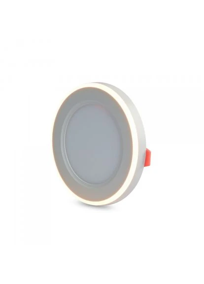LED світильник вбудований з декоративною підсвіткою DL4R 6W+3W 5000K+2700K 220V Videx (378286578)