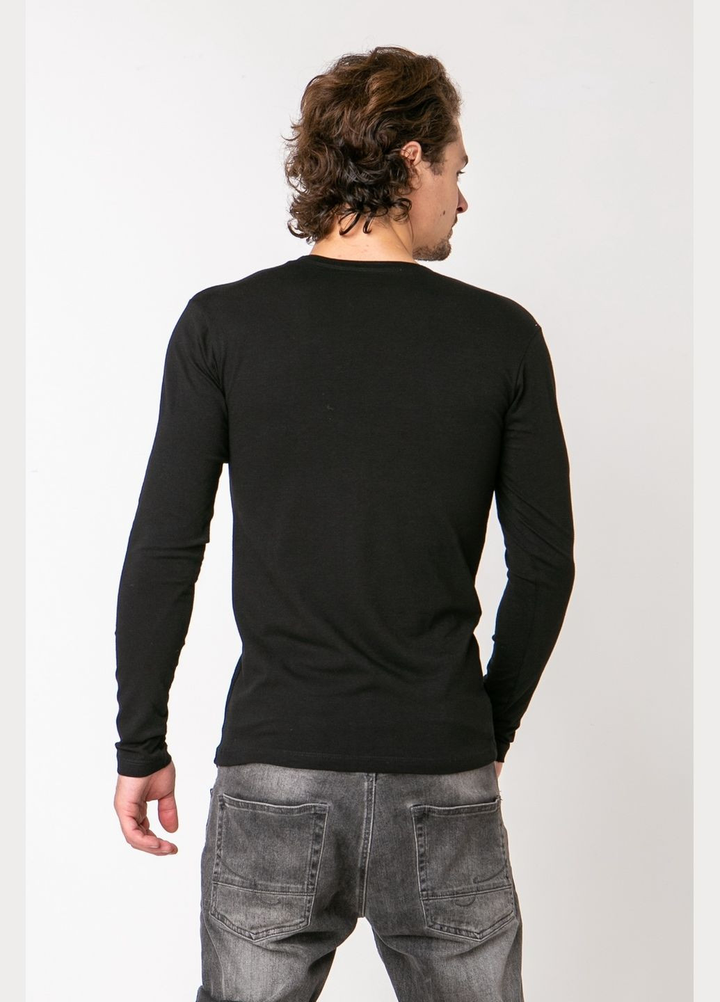 Мужская футболка з V-образным вырезом Ozkan - (317405814)