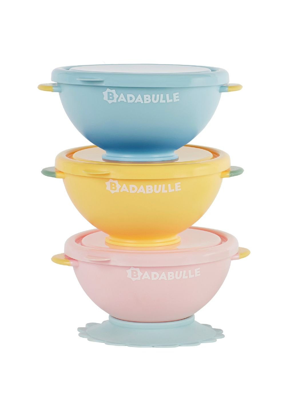 Набір тарілок глибоких, 3 шт. () Badabulle B005108 (331790068)