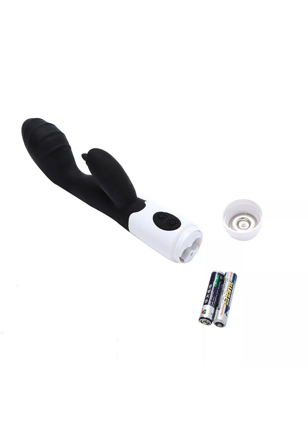 Вібратор - rabbit для подвійної стимуляції (чорний, AAA) We Love (284278672)